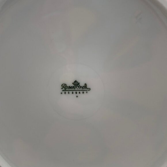 Vintage Rosenthal R. Loewy Form 2000 China Coffee & Tea Pots White w Silver - Picture 2 of 16